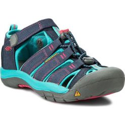 Sandały KEEN - Newport H2 1012316 Midnight Navy/Baltic. Niebieskie sandały dziewczęce marki Keen, ze skóry, bez zapięcia. Za 249,95 zł.