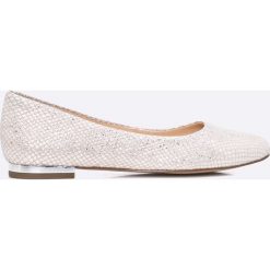 Caprice - Baleriny. Żółte baleriny damskie marki Caprice, z materiału. W wyprzedaży za 149,90 zł.