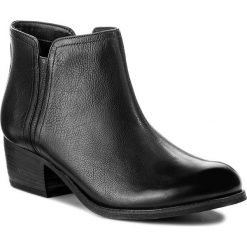 Botki damskie: Botki CLARKS - Maypearl Ramie 261294864 Black Leather