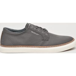 Gant - Buty. Szare buty sportowe męskie marki GANT, ze skóry, na sznurówki. Za 399,90 zł.