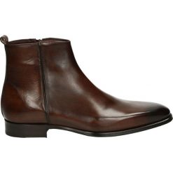 Botki męskie - 85 CALF MARRO. Brązowe botki męskie Venezia, ze skóry. Za 599,00 zł.