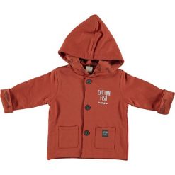 Bluza "Origin" w kolorze czerwonym. Czerwone bluzy niemowlęce Cotton Fish, z aplikacjami, bez rękawów, bez kaptura. W wyprzedaży za 87,95 zł.