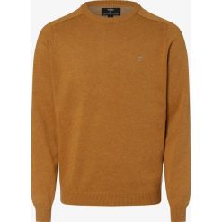 Fynch-Hatton - Sweter męski, pomarańczowy. Pomarańczowe swetry męskie Fynch-Hatton, xl, bez wzorów, z bawełny, eleganckie, bez kołnierzyka, bez kaptura. Za 229,95 zł.