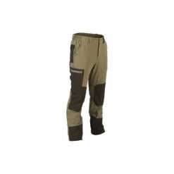 Spodnie myśliwskie 900. Brązowe spodnie męskie SOLOGNAC, s, bez wzorów, z elastanu, sportowe. Za 149,99 zł.