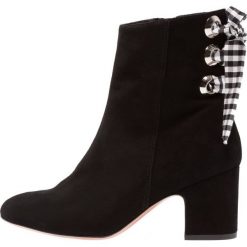 Botki damskie lity: Oxitaly ROSETTA 345 Botki black/vichy