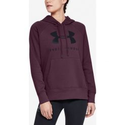 Under Armour Sportstyle Graphic Bluza Fioletowy. Fioletowe bluzy damskie Under Armour, m, z nadrukiem, z bawełny, bez rękawów, bez kaptura. Za 240,95 zł.
