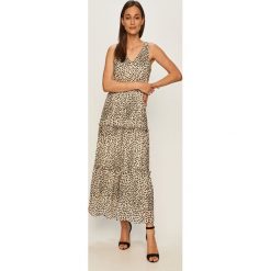 Vero Moda - Sukienka. Białe sukienki damskie Vero Moda, na co dzień, s, bez wzorów, z poliesteru, casualowe, bez kołnierzyka, bez rękawów, maxi, proste. Za 239,90 zł.