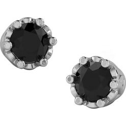 Złote kolczyki-wkrętki z diamentami. Szare kolczyki damskie marki Diamant Vendôme, z diamentem, złote. W wyprzedaży za 494,95 zł.