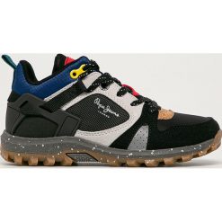 Pepe Jeans - Buty dziecięce Arcade. Niebieskie trampki chłopięce Pepe Jeans, bez wzorów, z jeansu, sportowe, z okrągłym noskiem, na sznurówki. Za 349,90 zł.