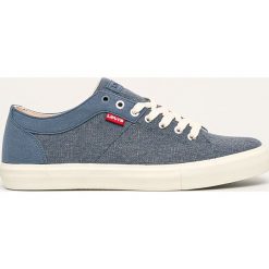 Levi's - Tenisówki Woodward. Niebieskie trampki męskie Levi's®, bez wzorów, z gumy, na sznurówki. Za 259,90 zł.