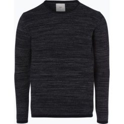 Swetry klasyczne męskie: Minimum – Sweter męski – Reiswood, niebieski