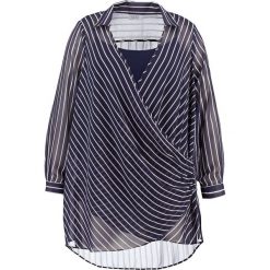Bluzki damskie: Live Unlimited London 2IN1 Bluzka DARK BLUE