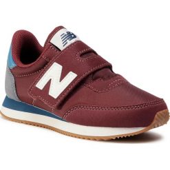 Sneakersy NEW BALANCE - YV720UE Bordowy. Czerwone trampki chłopięce New Balance, bez wzorów, z materiału, na rzepy. Za 199,00 zł.