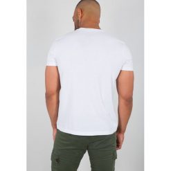 Koszulka Alpha Industries Camo 198504-09. Białe koszulki męskie Alpha Industries, xxl, bez wzorów, bez kołnierzyka, bez rękawów. Za 112,99 zł.