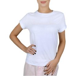 Calvin Klein T-Shirt Damski S / S Crew Neck White W / Logo Nimf Udo qs5789e yn3 (Rozmiar S). Białe t-shirty damskie marki Calvin Klein, s. W wyprzedaży za 120,00 zł.