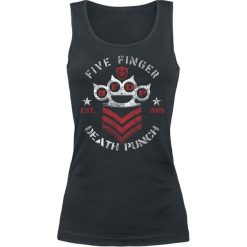Topy damskie: Five Finger Death Punch Chevron Top damski czarny