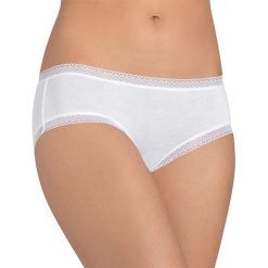 Figi: Pełne figi "Smooth Essentials Fine Lace" w kolorze białym