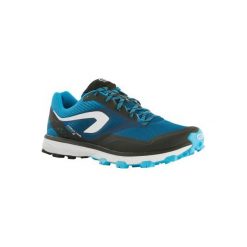Buty Do Biegania Trail Kiprun Race 4 Męskie Niebiesko-Białe. Niebieskie buty sportowe męskie EVADICT, z poliesteru, bez zapięcia, do biegania. Za 249,99 zł.