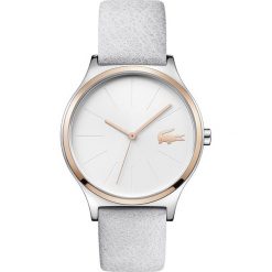 Lacoste - Zegarek 2001013. Białe zegarki damskie marki Lacoste, ze stali. Za 649,90 zł.