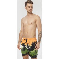 Pomarańczowe Szorty Asteleora. Pomarańczowe spodenki i szorty męskie Born2be, xl, bez wzorów. W wyprzedaży za 24,99 zł.