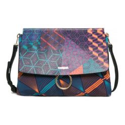 Desigual Torebka Damska Wielokolorowy Amberes Maxi Erika. Szare torebki klasyczne damskie marki Desigual, bez wzorów, bez dodatków. Za 350,00 zł.