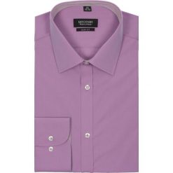 Koszula bexley 1911 długi rękaw slim fit fiolet. Fioletowe koszule męskie na spinki Recman, na lato, m, z bawełny, z klasycznym kołnierzykiem, z długim rękawem. Za 29,99 zł.