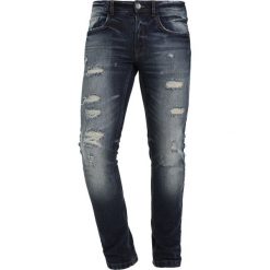 Spodnie męskie: Redefined Rebel STOCKHOLM DESTROY Jeans Skinny Fit tint indigo