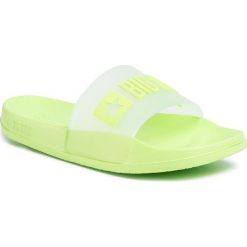 Klapki BIG STAR - FF274A204 Green. Zielone klapki damskie BIG STAR, bez wzorów, z tworzywa sztucznego, bez obcasa. Za 69,00 zł.