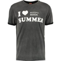 T-shirty męskie z nadrukiem: Scotch & Soda SUNBLEACHED Tshirt z nadrukiem black shadow