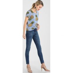 T-shirty damskie: Derhy BAIGNEUSE Tshirt z nadrukiem bleu