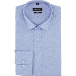 Koszula versone 5005a długi rękaw slim fit niebieski. Niebieskie koszule męskie Recman, m, bez wzorów, bez kołnierzyka, z długim rękawem. Za 149,00 zł.