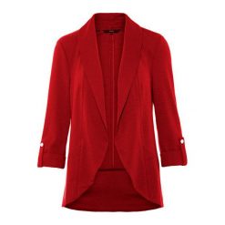Vero Moda Damski blazer Uma 2/4 Blaze r Fiery Red (rozmiar 38). Czerwone kurtki damskie Vero Moda, bez wzorów. W wyprzedaży za 103,00 zł.