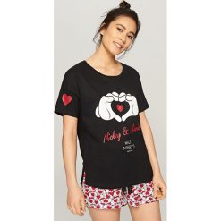 Piżamy damskie: Piżama minnie mouse – Czarny