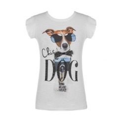 T- shirt Rinascimento. Białe koszulki damskie Rinascimento, bez wzorów, z bawełny, z włoskim kołnierzykiem, bez rękawów. Za 99,00 zł.