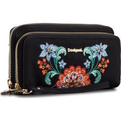 Duży Portfel Damski DESIGUAL - 18WAYP50 2000. Czarne portfele damskie Desigual, ze skóry ekologicznej. Za 249,90 zł.