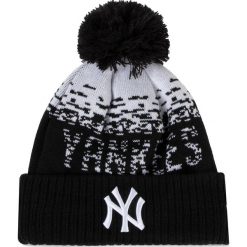 Czapka NEW ERA - Mlb Sport Knit Neyy Osfm 12040378 Czarny. Czarne czapki męskie New Era, bez wzorów, z materiału, sportowe. Za 119,00 zł.