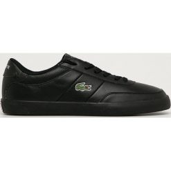 Lacoste - Buty. Czarne sneakersy męskie Lacoste, z gumy, na sznurówki. Za 429,90 zł.