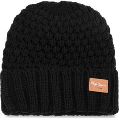 Czapka PEPE JEANS - Elma Hat PL040269 Black 999. Szare czapki zimowe damskie marki Calvin Klein Jeans, na zimę, z jeansu. W wyprzedaży za 109,00 zł.