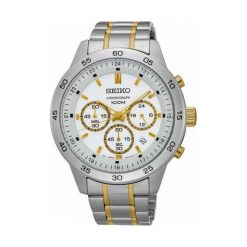 Zegarki męskie: Zegarek męski Seiko Chronograph SKS523P1