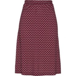 Spódnica bonprix jeżynowo-biały z nadrukiem. Fioletowe spódniczki damskie bonprix, z nadrukiem, z dżerseju. Za 74,99 zł.