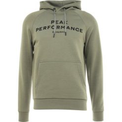 Peak Performance LOGO Bluza z kapturem leaflet green. Brązowe bluzy męskie rozpinane Peak Performance, m, z bawełny, z kapturem. Za 509,00 zł.