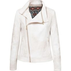 Desigual Marble Kurtka Biały. Białe kurtki damskie Desigual, na wiosnę, bez wzorów, z elastanu. Za 567,95 zł.
