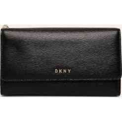 Dkny - Portfel skórzany. Czarne portfele damskie DKNY, bez wzorów, ze skóry. W wyprzedaży za 339,90 zł.