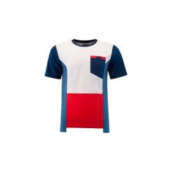 Mangala T-shirt. Szare t-shirty męskie marki OKUAKU, s, bez wzorów, z bawełny, z asymetrycznym kołnierzem. Za 199,00 zł.