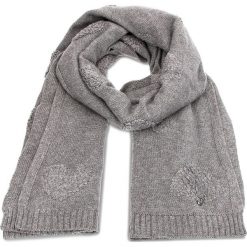 Szal MY TWIN - Sciarpa VA8P2U Grigio M 00082. Szare szaliki damskie My Twin, z materiału. W wyprzedaży za 289,00 zł.