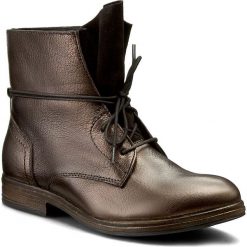 Botki SERGIO BARDI - Delia FW12728131HB 711. Brązowe botki damskie na obcasie marki Sergio Bardi, z polaru, za kostkę. W wyprzedaży za 209,00 zł.
