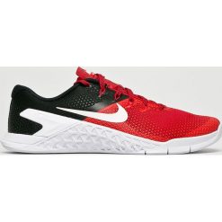 Nike - Buty Metcon. Czerwone buty sportowe męskie marki Nike, z materiału, na sznurówki. W wyprzedaży za 479,90 zł.