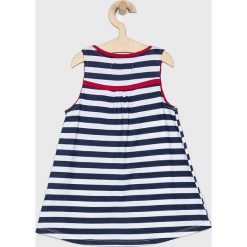 Desigual - Top dziecięcy 116-164 cm. Niebieskie bluzki dziewczęce Desigual, bez wzorów, z bawełny, z okrągłym kołnierzem, bez rękawów, bez kaptura. Za 149,90 zł.