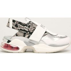Karl Lagerfeld - Buty. Białe buty sportowe damskie KARL LAGERFELD, bez wzorów, ze skóry, sportowe. Za 949,90 zł.