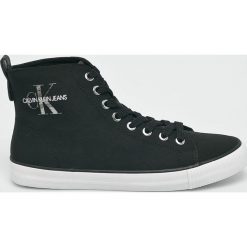 Calvin Klein Jeans - Trampki Dalia. Czarne trampki i tenisówki damskie marki Calvin Klein Jeans, z jeansu, na sznurówki. W wyprzedaży za 299,90 zł.